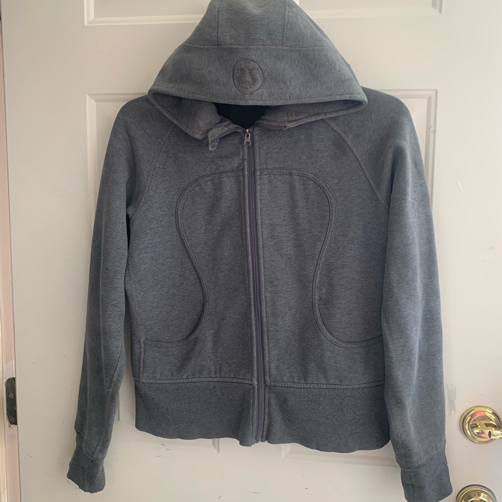 Lululemon Gray Zip-Up Hoodie
